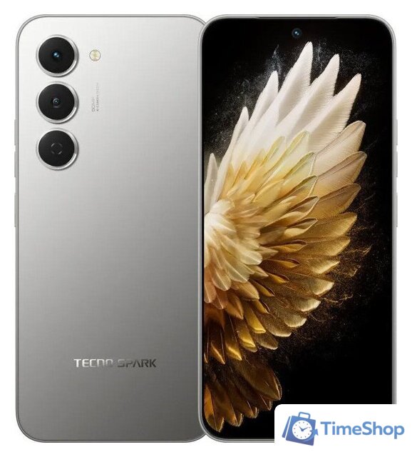 Телефон Tecno Spark 40 Pro 8GB/256GB (лунный титановый) - Изображение №1 — Интернет-магазин Time-Shop