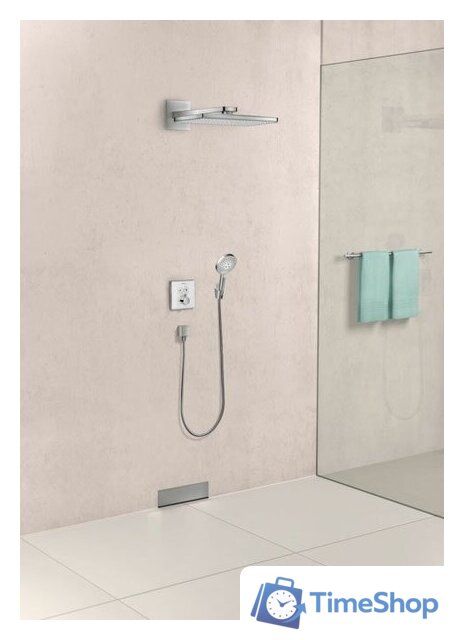 Шланговое подключение Hansgrohe FixFit Square 26455990 (золотистый) - Изображение №7 — Интернет-магазин Time-Shop