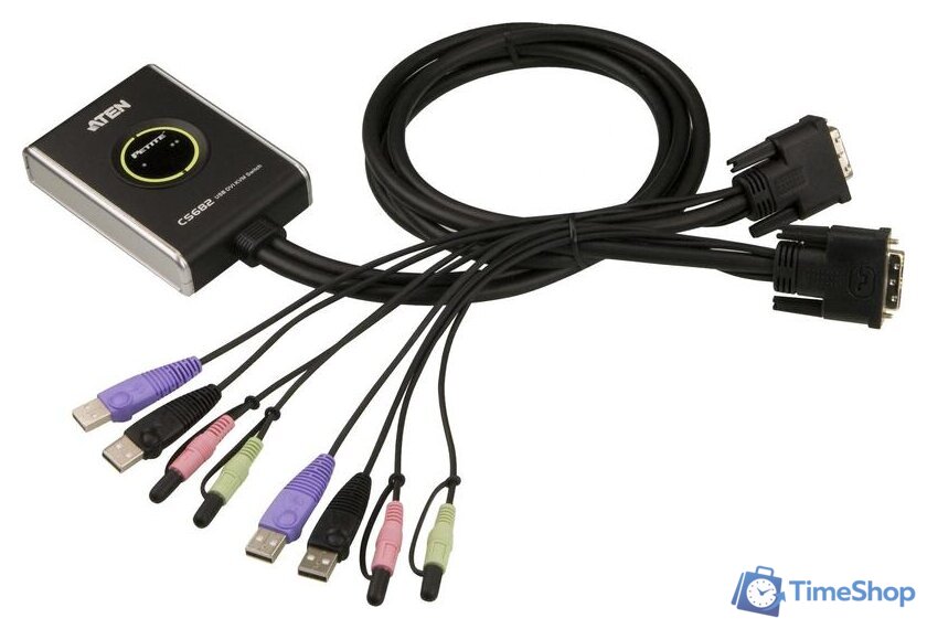 KVM переключатель Aten CS682-AT - Изображение №1 — Интернет-магазин Time-Shop