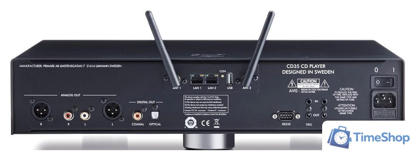 Сетевой CD-проигрыватель Primare CD35 Prisma (черный) - Изображение №2 — Интернет-магазин Time-Shop