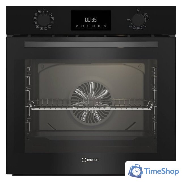 Электрический духовой шкаф Indesit IBFTE 3844 BL - Изображение №1 — Интернет-магазин Time-Shop