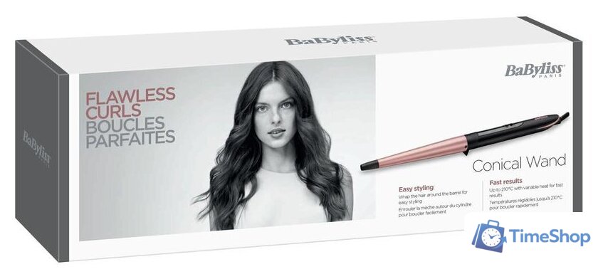 Конусная плойка BaByliss C454E - Изображение №5 — Интернет-магазин Time-Shop