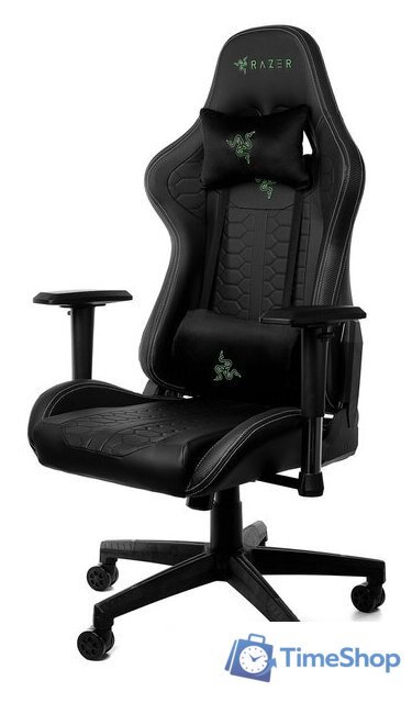 Игровое (геймерское) кресло Jiqiao Razer G3037A-BP (черный) - Изображение №4 — Интернет-магазин Time-Shop