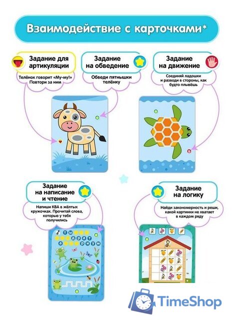 Интерактивная игрушка Bert Toys Говоручка 4630017932481 (голубой) - Изображение №8 — Интернет-магазин Time-Shop