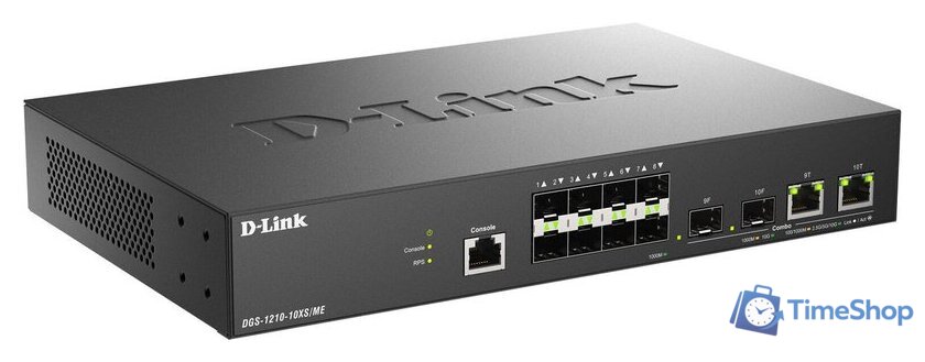 Управляемый коммутатор 2-го уровня D-Link DGS-1210-10XS/ME/C1A - Изображение №1 — Интернет-магазин Time-Shop