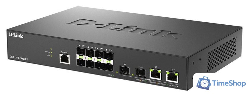 Управляемый коммутатор 2-го уровня D-Link DGS-1210-10XS/ME/C1A - Изображение №3 — Интернет-магазин Time-Shop