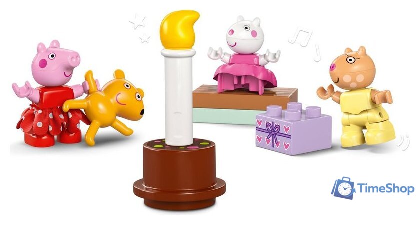 Конструктор LEGO Duplo 10433 День рождения Свинки Пеппы - Изображение №5 — Интернет-магазин Time-Shop