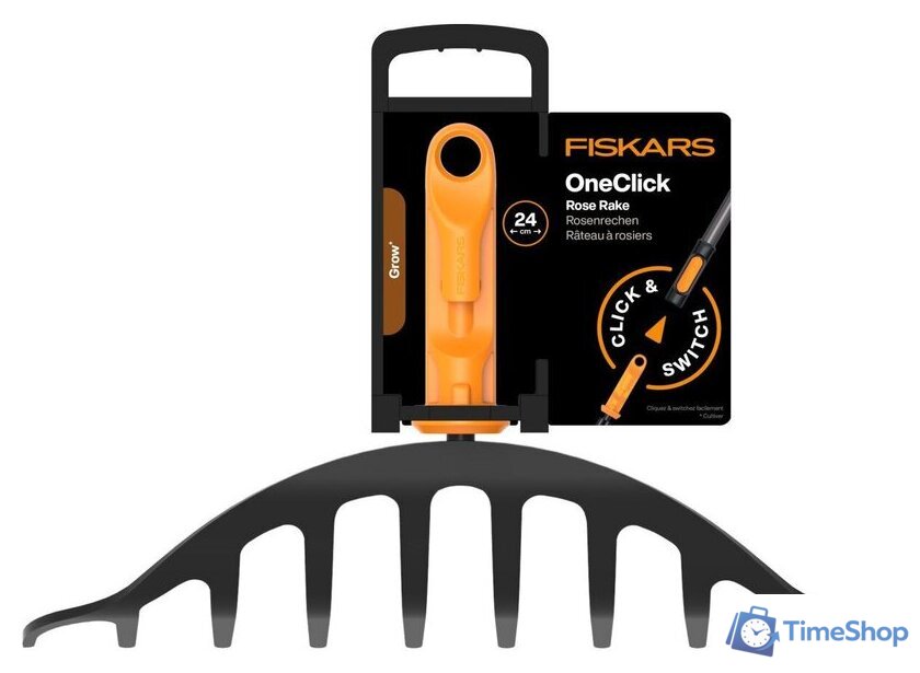 Грабли зубчатые Fiskars 1080676 - Изображение №3 — Интернет-магазин Time-Shop