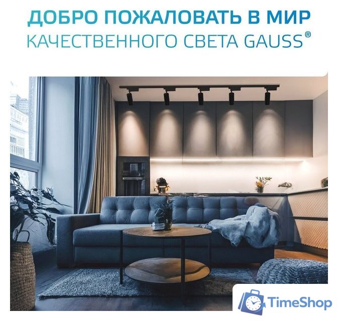 Трековый светильник Gauss TR074 - Изображение №11 — Интернет-магазин Time-Shop