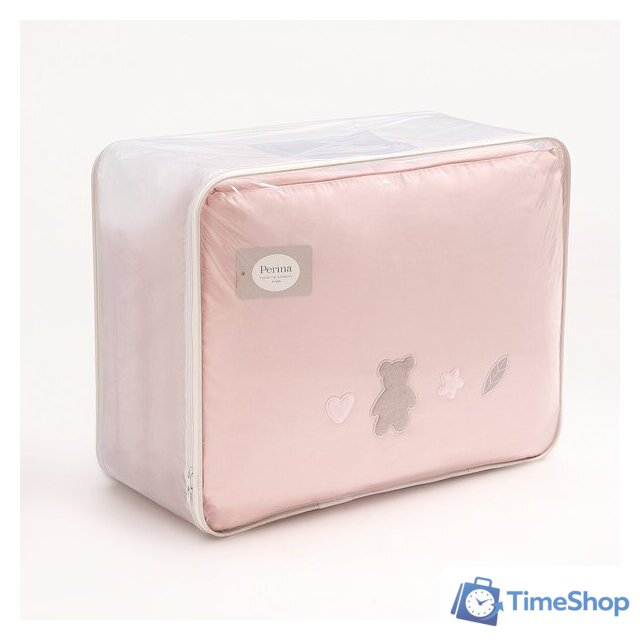 Детский комплект постельного белья Perina Teddy Sateen Collection ТДСК6-01.7 (розовый) - Изображение №12 — Интернет-магазин Time-Shop