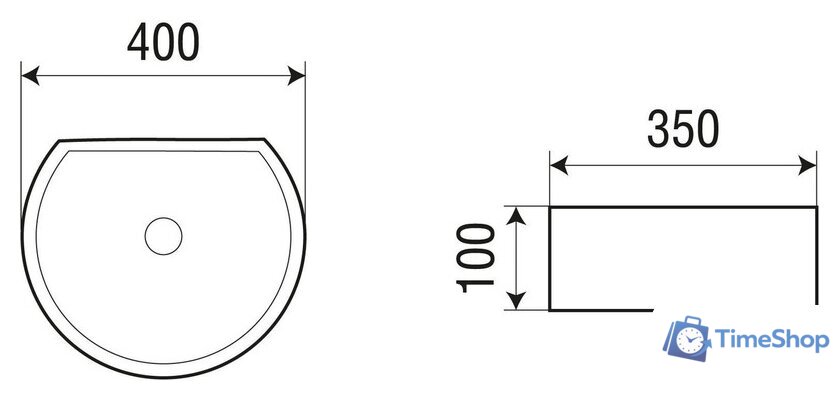 Умывальник WeltWasser Elbach 3041 - Изображение №4 — Интернет-магазин Time-Shop