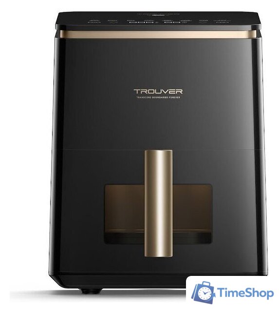 Аэрогриль (аэрофритюрница) Trouver Air Fryer Metalish AF10 Pro (черный) - Изображение №2 — Интернет-магазин Time-Shop