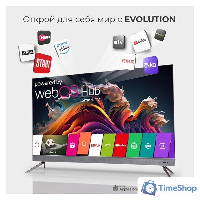 Телевизор Evolution WOS65MR1SBUHD - Изображение №3 — Интернет-магазин Time-Shop