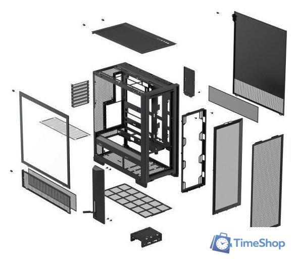 Корпус XASTRA A700 7ARGB-C10-UC (черный) - Изображение №12 — Интернет-магазин Time-Shop