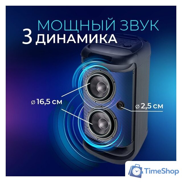 Беспроводная колонка Ginzzu GM-117 - Изображение №2 — Интернет-магазин Time-Shop
