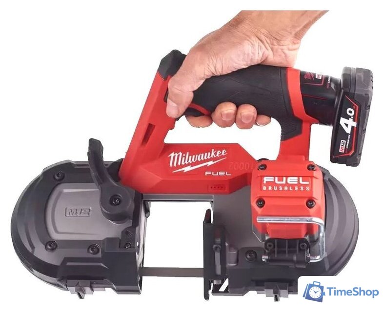 Ленточная пила Milwaukee Fuel M12 FBS64-402C 4933478441 (с 2-мя АКБ, кейс) - Изображение №8 — Интернет-магазин Time-Shop