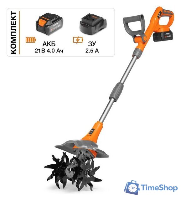 Мотокультиватор аккумуляторный Daewoo Power DAT 2521Li Set (с 1-им АКБ) - Изображение №1 — Интернет-магазин Time-Shop