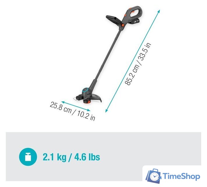Триммер Gardena Easytrim (с 1-им АКБ) - Изображение №3 — Интернет-магазин Time-Shop