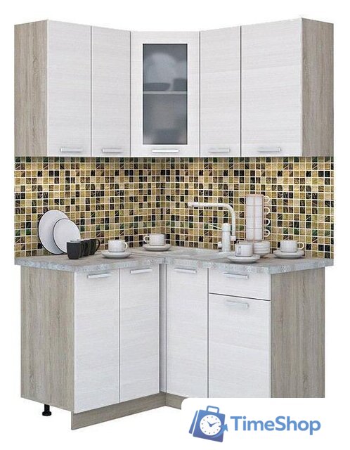 Готовая кухня Интерлиния Мила 12x13 (вудлайн кремовый) - Изображение №1 — Интернет-магазин Time-Shop