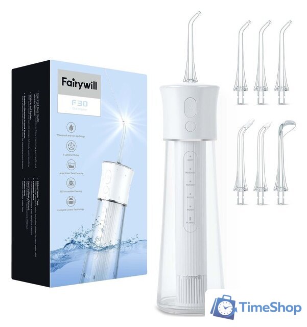 Ирригатор  Fairywill F30 (белый) - Изображение №1 — Интернет-магазин Time-Shop