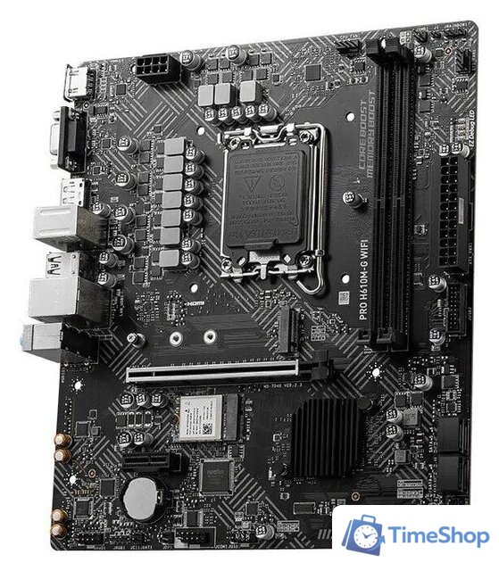Материнская плата MSI Pro H610M-G WiFi - Изображение №3 — Интернет-магазин Time-Shop