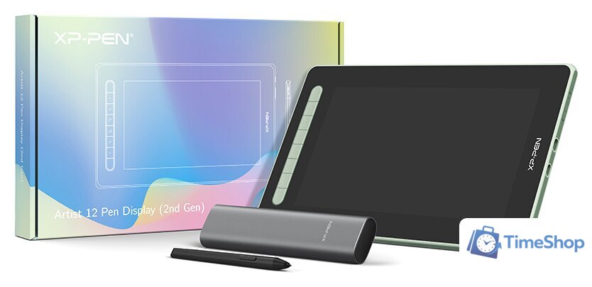 Графический монитор XP-Pen Artist 12 (2-е поколение, зеленый) - Изображение №3 — Интернет-магазин Time-Shop
