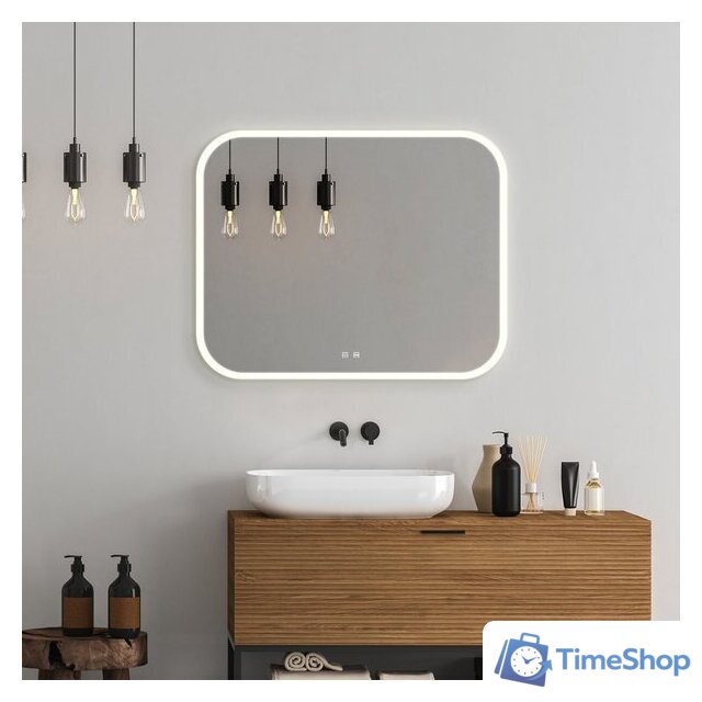  Silver Mirrors Зеркало Стив-Р 100x80 LED-00002745 - Изображение №3 — Интернет-магазин Time-Shop