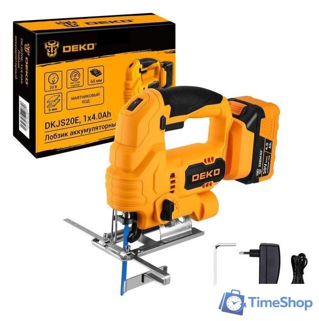 Электролобзик Deko DKJS20E 083-1124 (с 1-им АКБ) - Изображение №1 — Интернет-магазин Time-Shop