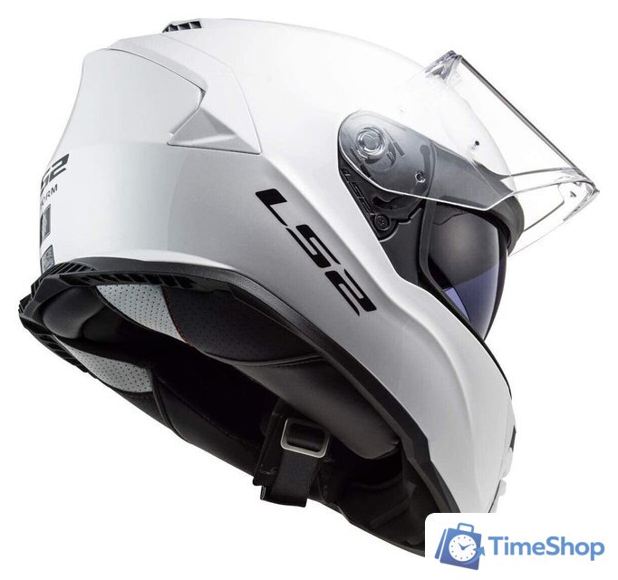 Мотошлем LS2 FF800 Storm Solid (XL, white) - Изображение №4 — Интернет-магазин Time-Shop