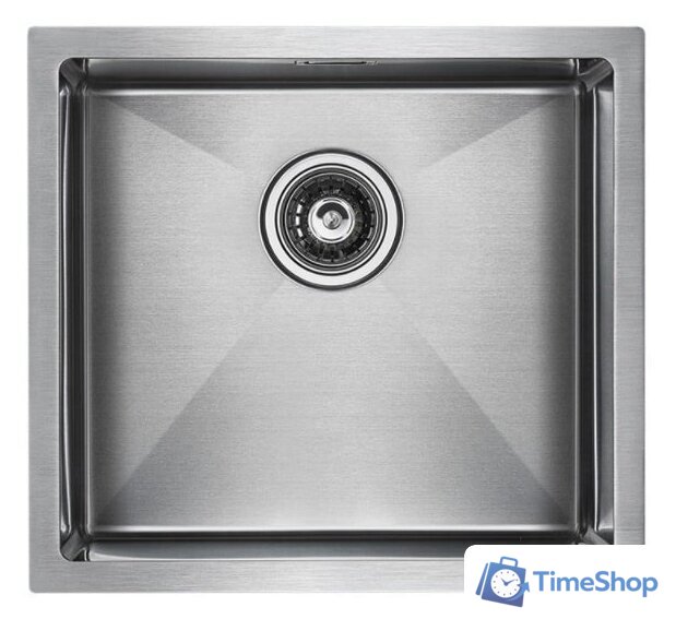 Кухонная мойка Paulmark Aller 48 Uni PM804844-BS (стальной/брашированная сталь) - Изображение №1 — Интернет-магазин Time-Shop