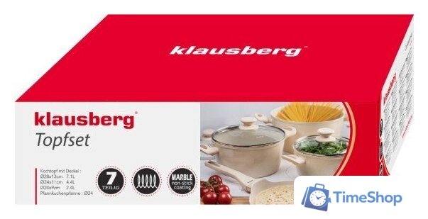 Набор кастрюль Klausberg KB-7963 - Изображение №8 — Интернет-магазин Time-Shop