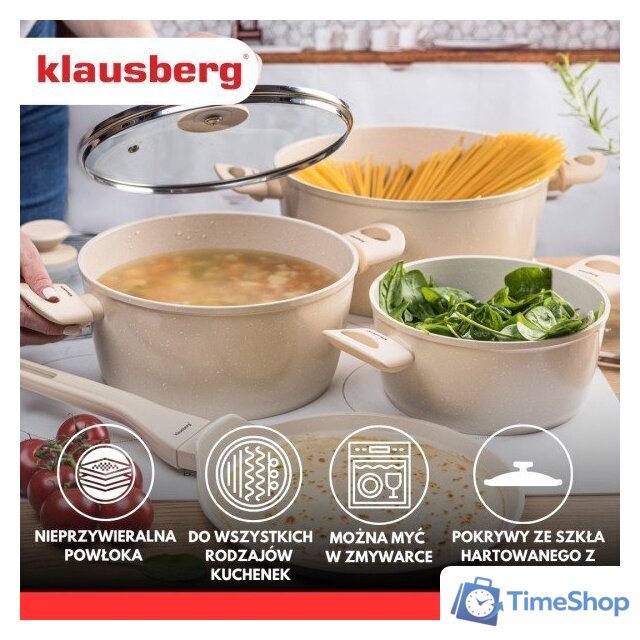 Набор кастрюль Klausberg KB-7963 - Изображение №4 — Интернет-магазин Time-Shop