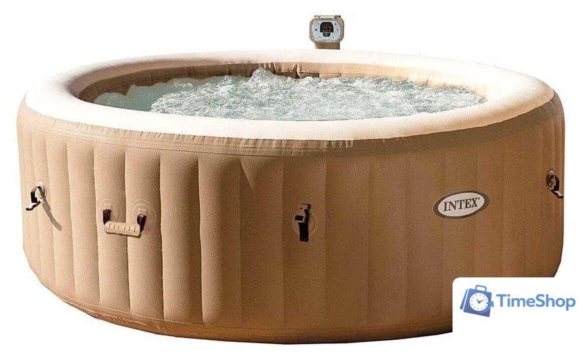 Надувной бассейн Intex Pure Spa Bubble Massage 28428 (216x71) с джакузи - Изображение №1 — Интернет-магазин Time-Shop