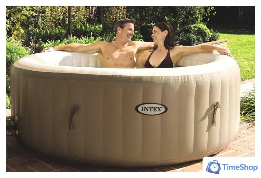 Надувной бассейн Intex Pure Spa Bubble Massage 28428 (216x71) с джакузи - Изображение №7 — Интернет-магазин Time-Shop
