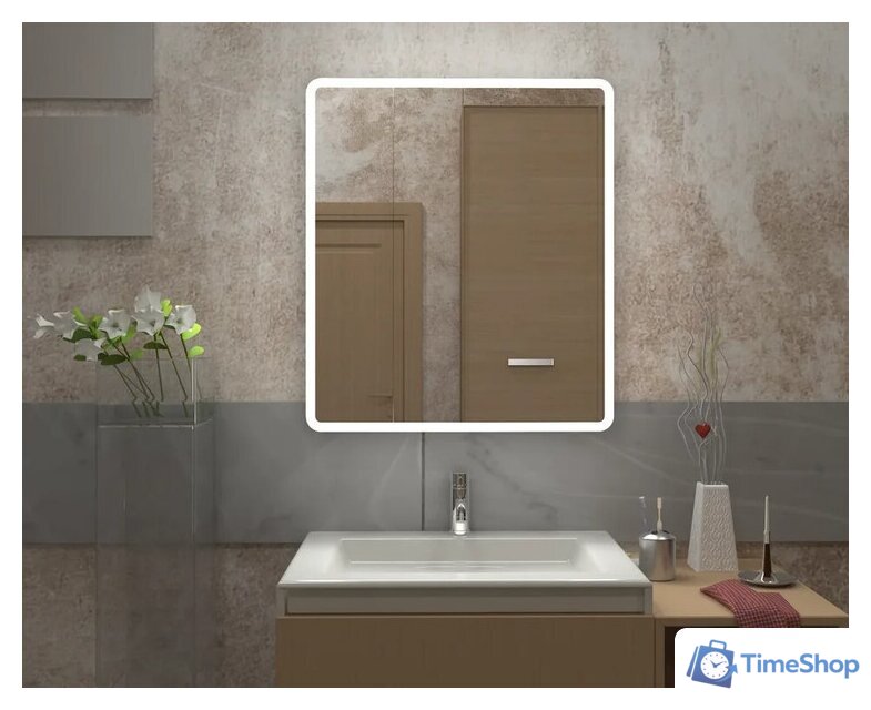  Континент Шкаф с зеркалом Emotion Led 70x80 (с датчиком движения) - Изображение №30 — Интернет-магазин Time-Shop