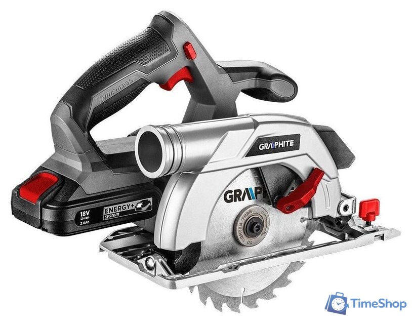 Дисковая (циркулярная) пила GRAPHITE 58G023 (без АКБ) - Изображение №3 — Интернет-магазин Time-Shop