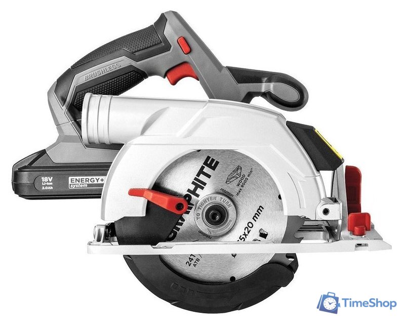 Дисковая (циркулярная) пила GRAPHITE 58G023 (без АКБ) - Изображение №4 — Интернет-магазин Time-Shop