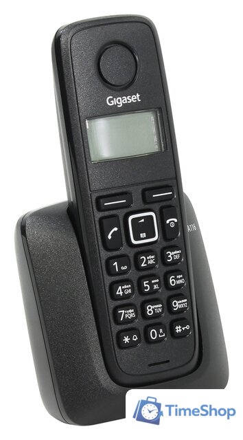 Радиотелефон Gigaset A116 (черный) - Изображение №3 — Интернет-магазин Time-Shop