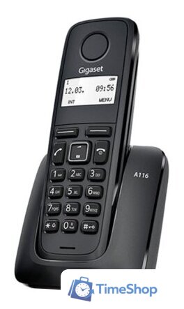 Радиотелефон Gigaset A116 (черный) - Изображение №1 — Интернет-магазин Time-Shop