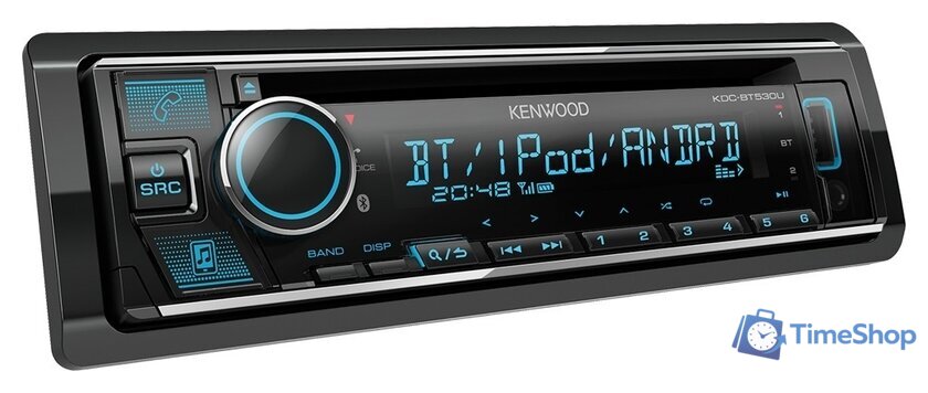 CD/MP3-магнитола Kenwood KDC-BT530U - Изображение №2 — Интернет-магазин Time-Shop