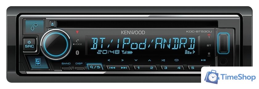CD/MP3-магнитола Kenwood KDC-BT530U - Изображение №1 — Интернет-магазин Time-Shop