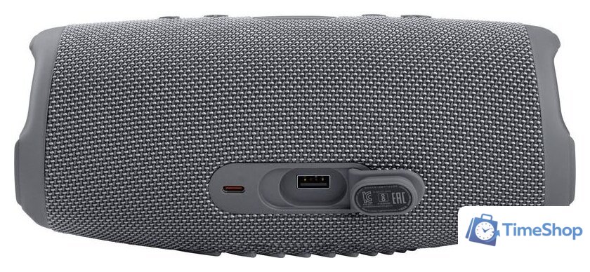 Беспроводная колонка JBL Charge 5 (серый) - Изображение №7 — Интернет-магазин Time-Shop