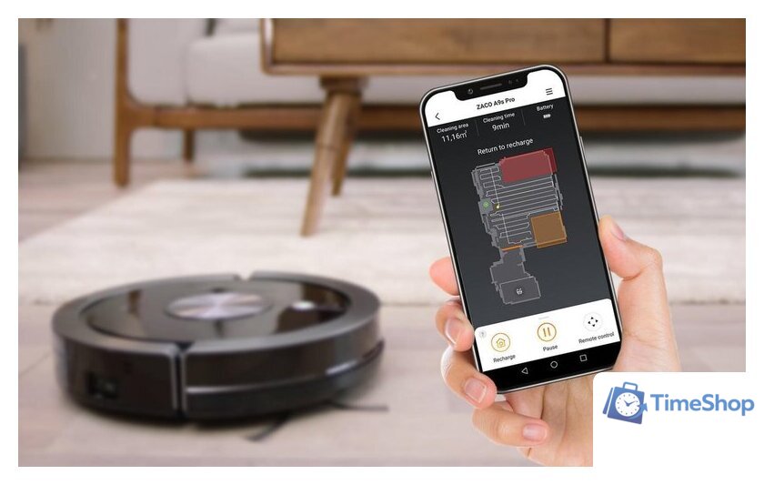 Робот-пылесос Zaco A9S PRO - Изображение №4 — Интернет-магазин Time-Shop