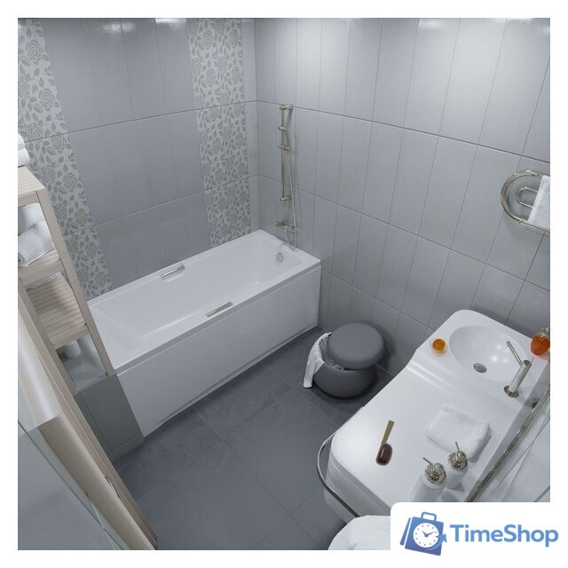 Ванна Triton Алекса 150x75 (с каркасом, сифоном, экраном и торцевым экраном) - Изображение №5 — Интернет-магазин Time-Shop