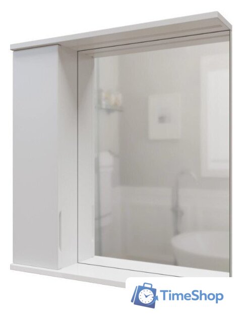  Mixline Шкаф с зеркалом Лайн 60 553010 (левый, с подсветкой) - Изображение №2 — Интернет-магазин Time-Shop