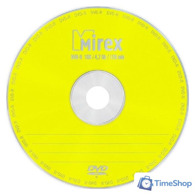 DVD-R диск Mirex 4.7Gb 16x UL130003A1C (1 шт.) - Изображение №2 — Интернет-магазин Time-Shop