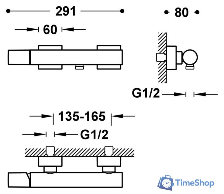 Смеситель с лейкой для биде Tres Project Chrom 21116701 - Изображение №2 — Интернет-магазин Time-Shop