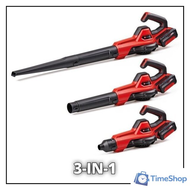 Ручная воздуходувка Einhell GE-UB 18/250 Li E 3433560 (с 1-им АКБ) - Изображение №7 — Интернет-магазин Time-Shop