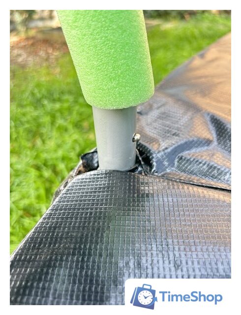 Батут Calviano Inside Master Green 374 см - 12ft (внутренняя сетка, с лестницей) - Изображение №6 — Интернет-магазин Time-Shop