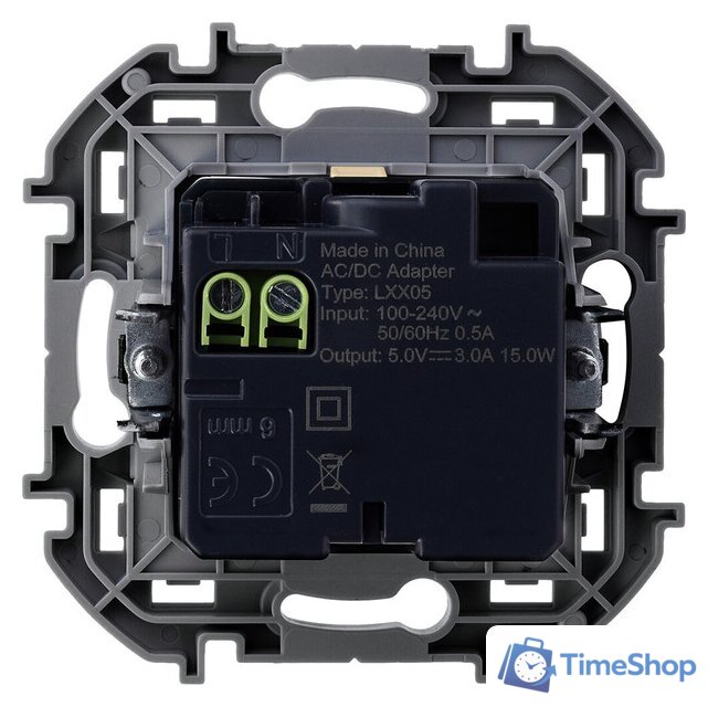 Розетка USB Legrand Inspiria 673761 - Изображение №2 — Интернет-магазин Time-Shop
